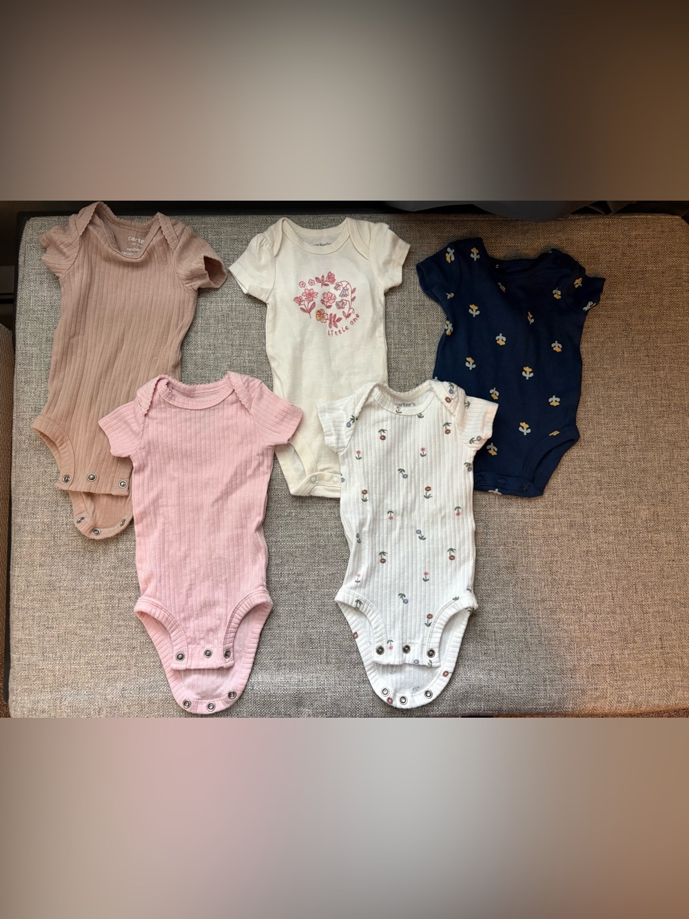 Carter’s short sleeve onesies